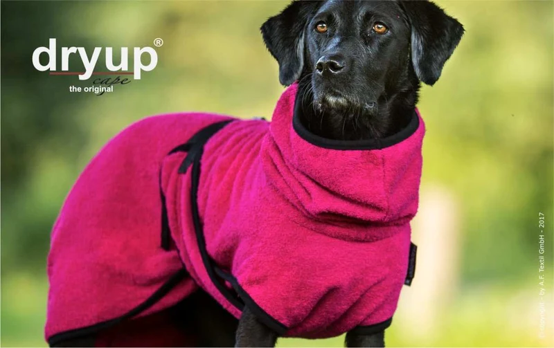 DRYUP CAPE® Hundebademantel Pink