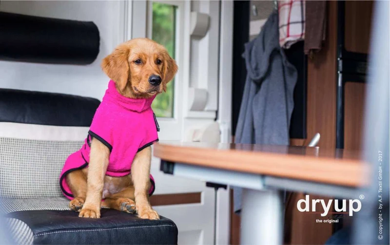 DRYUP CAPE® Hundebademantel Pink