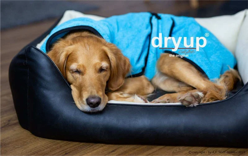 DRYUP CAPE® Hundebademantel Hell-Blau