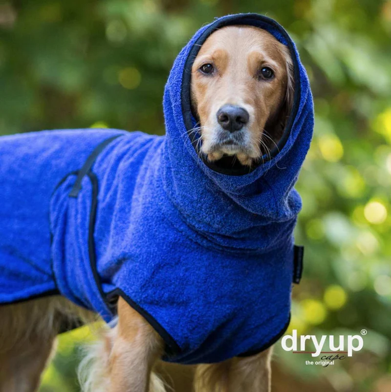 DRYUP CAPE® Hundebademantel Blau