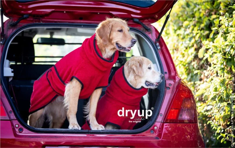 DRYUP CAPE® Hundebademantel Rot