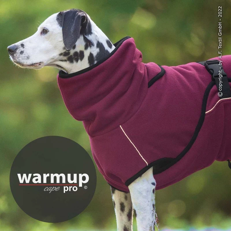 WARMUP CAPE PRO® Wendecape Bordeaux