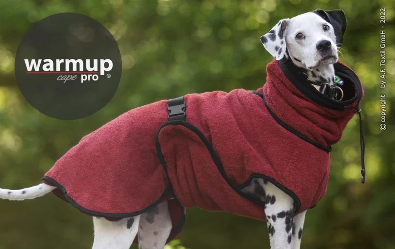 WARMUP CAPE PRO® Wendecape Bordeaux