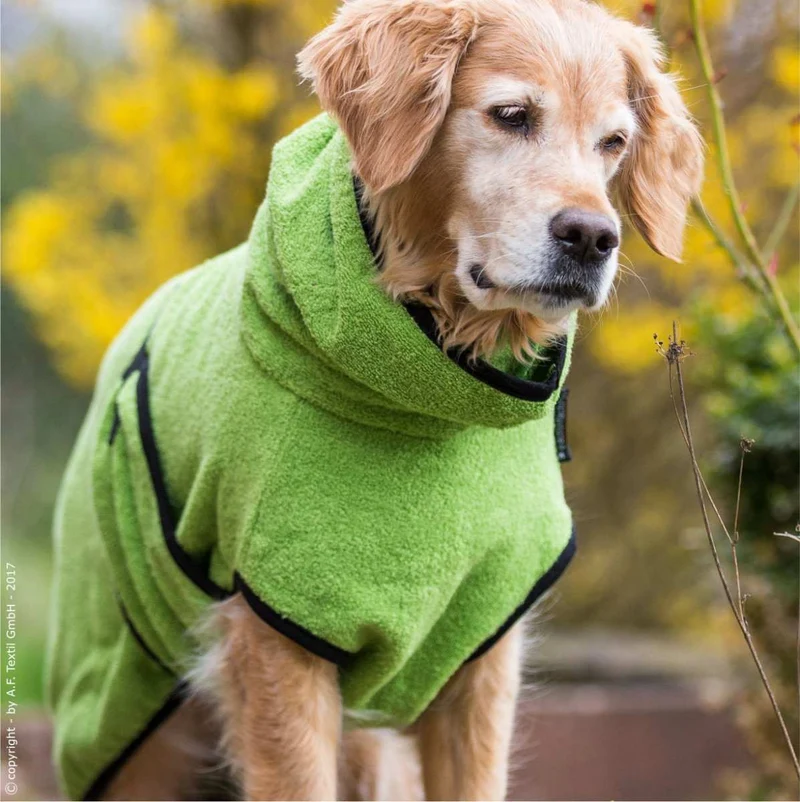 DRYUP CAPE® Hundebademantel Hell-Grün