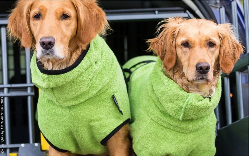 DRYUP CAPE® Hundebademantel Hell-Grün