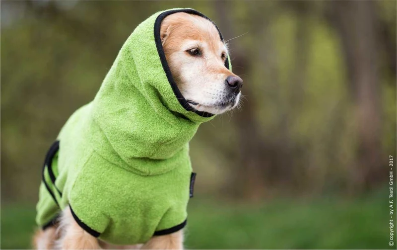 DRYUP CAPE® Hundebademantel Hell-Grün