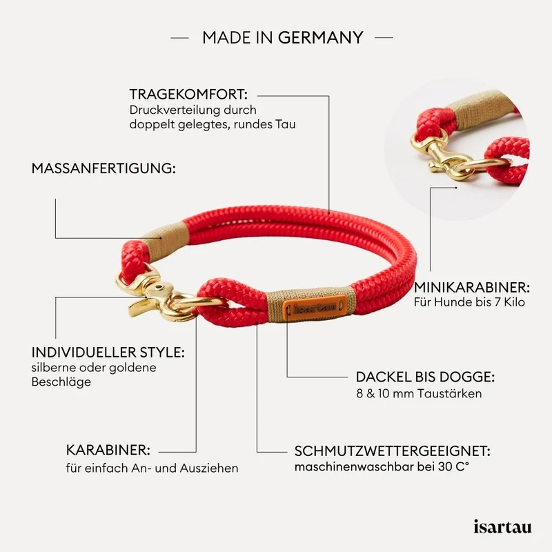 Festes Halsband Red Fairy GOLD