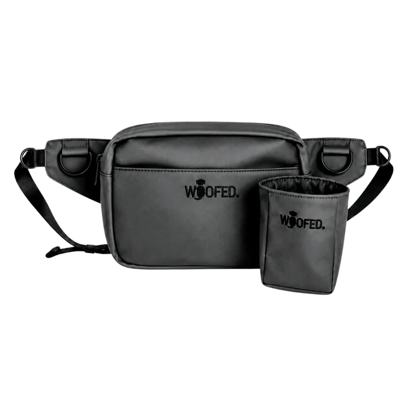 Multifunktionale Gassitasche - 2 in 1 Bauchtasche & Schultertasche Grey