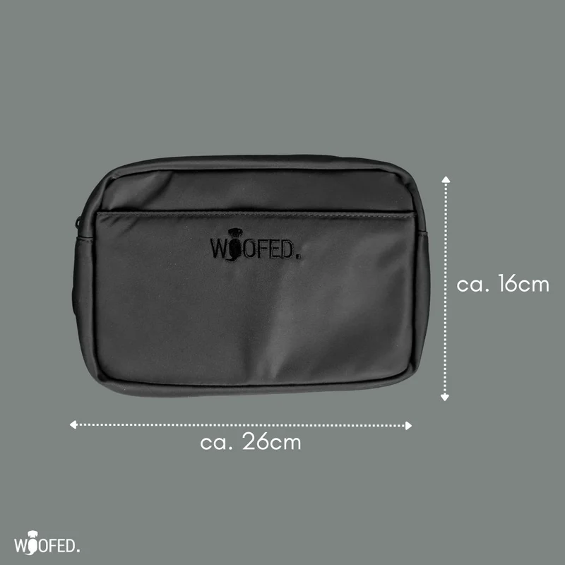 Multifunktionale Gassitasche - 2 in 1 Bauchtasche & Schultertasche Grey