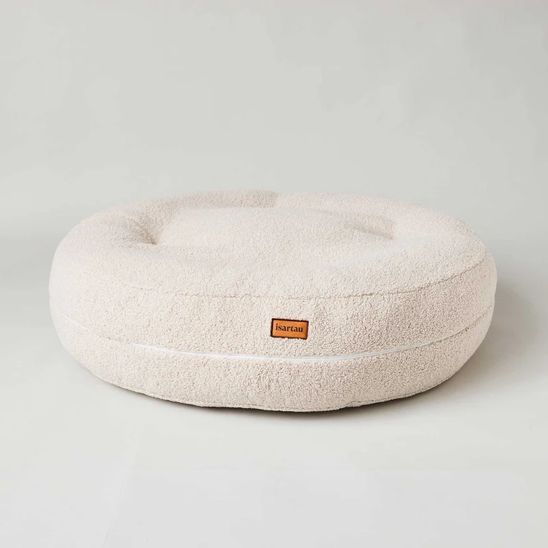 Wechselbezug für Bagelbettchen rund, Teddy SAND
