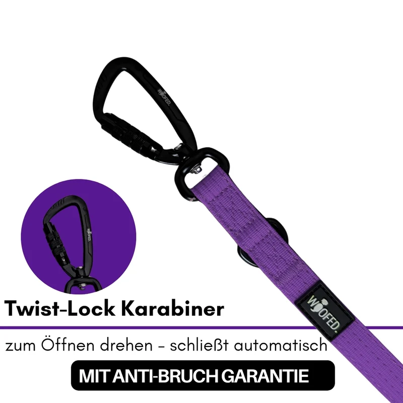 Nylon Pro Führleine Velvet Purple