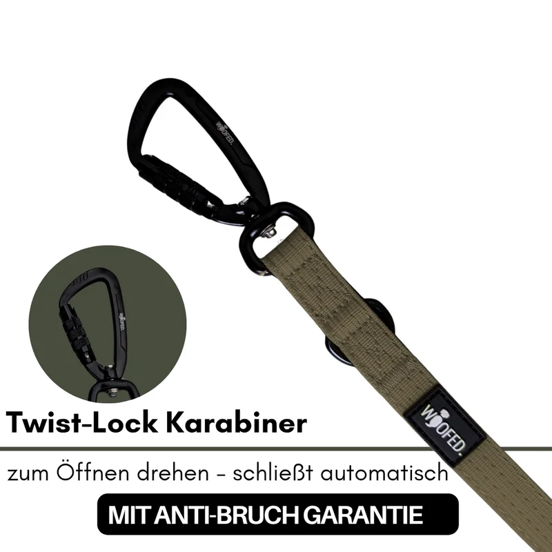 Nylon Pro Führleine Military Olive