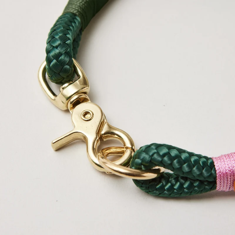 Festes Halsband Evergreen ROSE-GRÜN