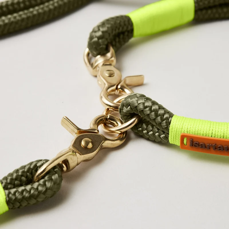 Festes Halsband Olive Grove NEONGELB