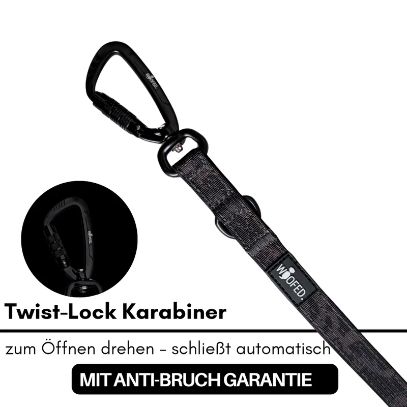 Nylon Pro Führleine Black Camo