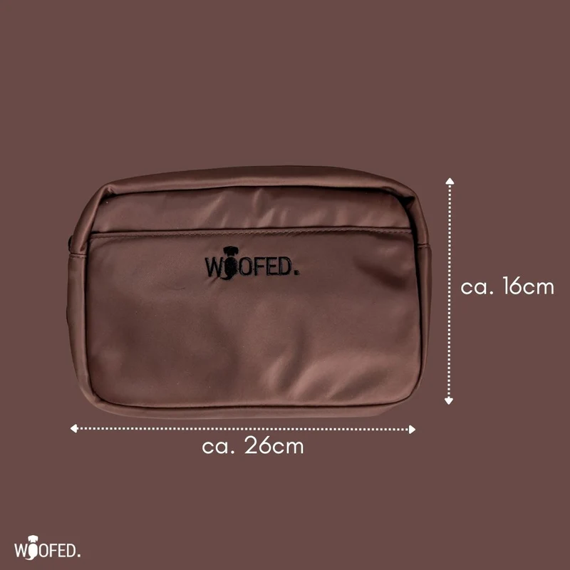 Multifunktionale Gassitasche - 2 in 1 Bauchtasche & Schultertasche Copper Brown