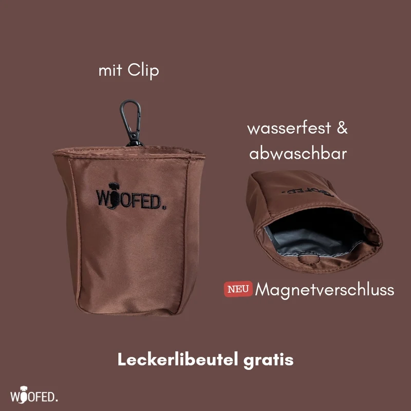 Multifunktionale Gassitasche - 2 in 1 Bauchtasche & Schultertasche Copper Brown