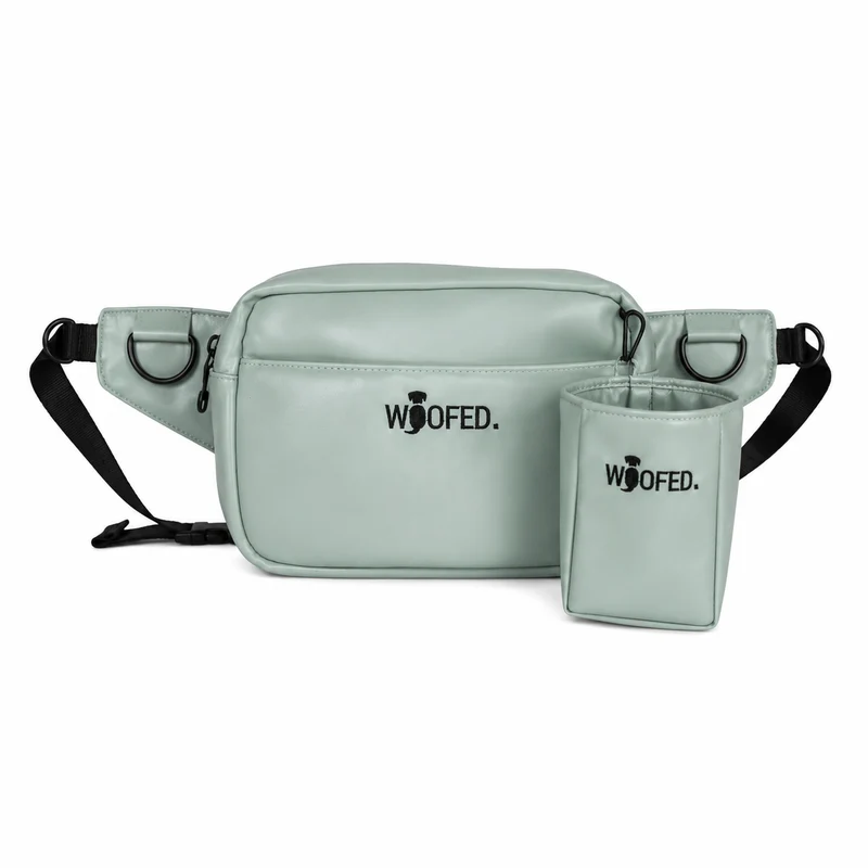 Multifunktionale Gassitasche - 2 in 1 Bauchtasche & Schultertasche Sage