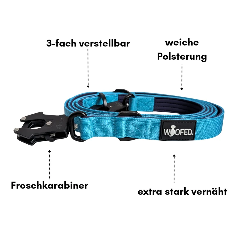 Nylon Tactical Führleine Arctic Sky
