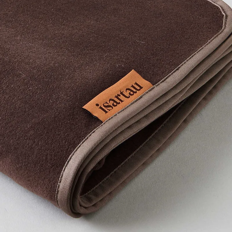 Hundedecke Schmusefleece BRAUN, 100×140 cm