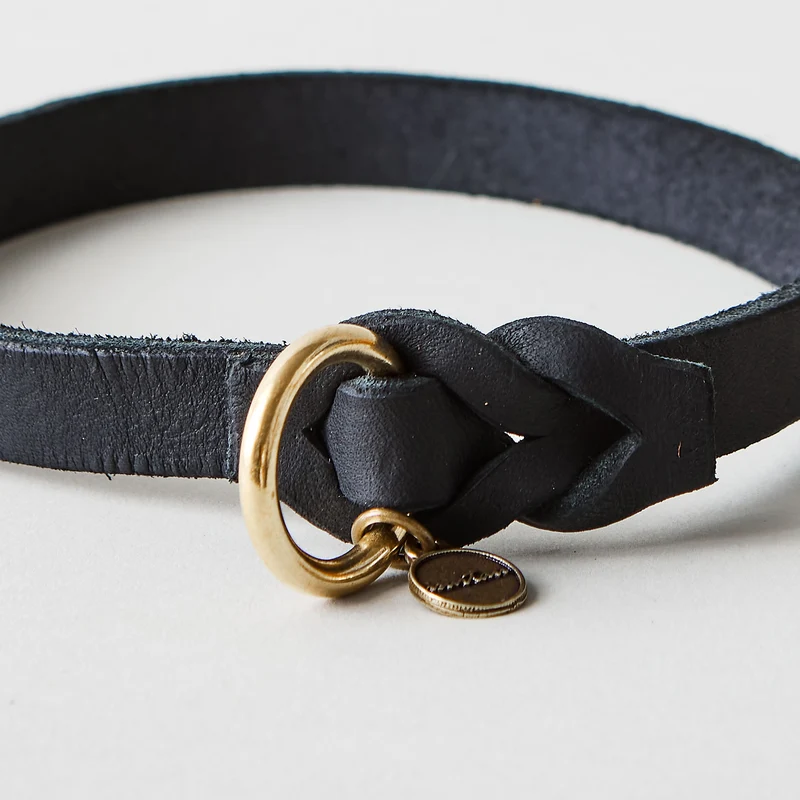 Markenband Leder, SCHWARZ
