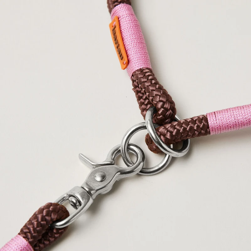 Zugstopp-Halsband Classy Chestnut ROSE
