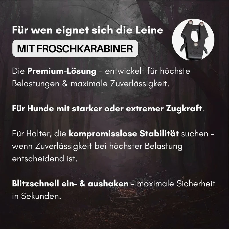 Führleine WOOFLEX® Tactical verstellbar Woodland Camo