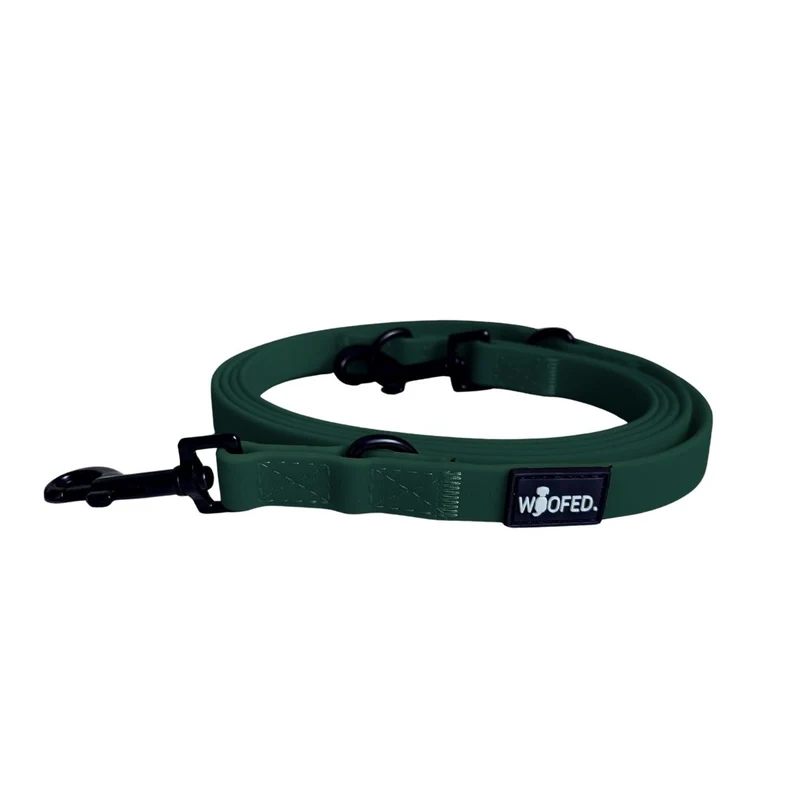Führleine WOOFLEX® Classic verstellbar Hunting Green