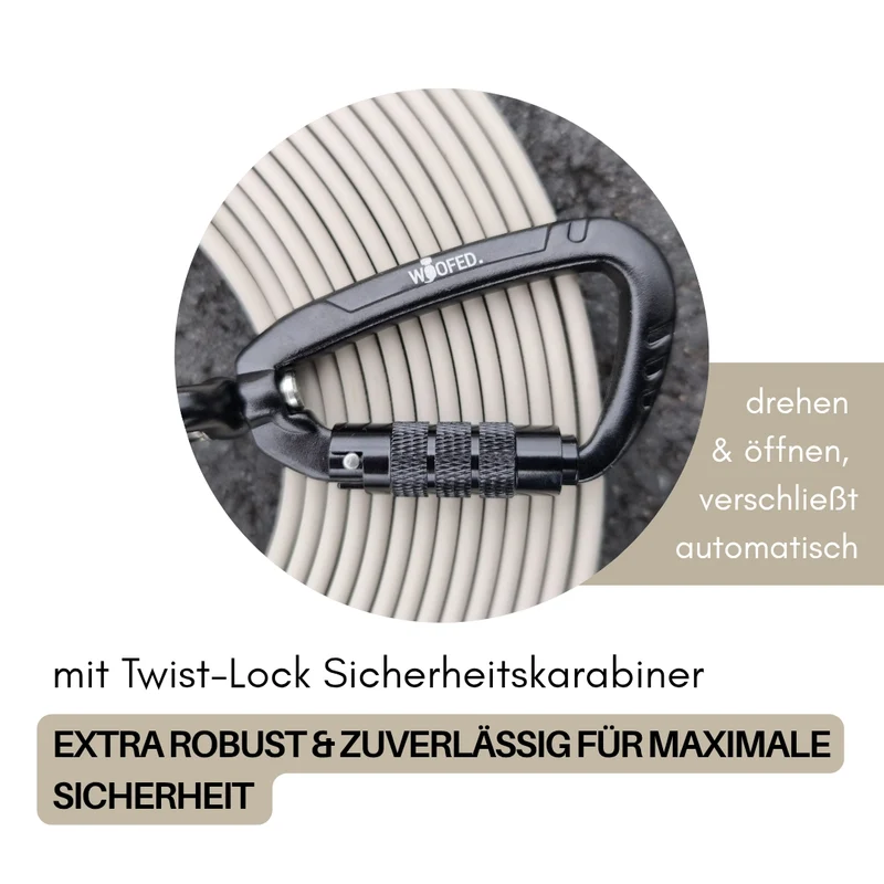 multifunktionale Schleppleine WOOFLEX® Desert Sand