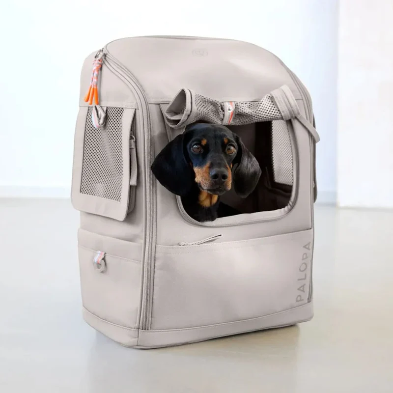 Hundetragerucksack Kari Taupe