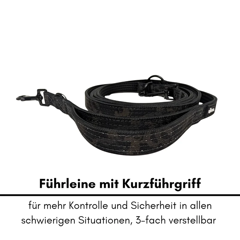 Nylon Classic Führleine Black Camo