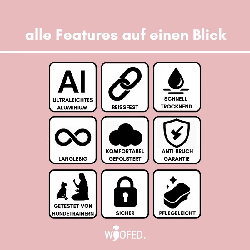 Nylon Tactical Halsband für kleine Hunde Dusty Rose