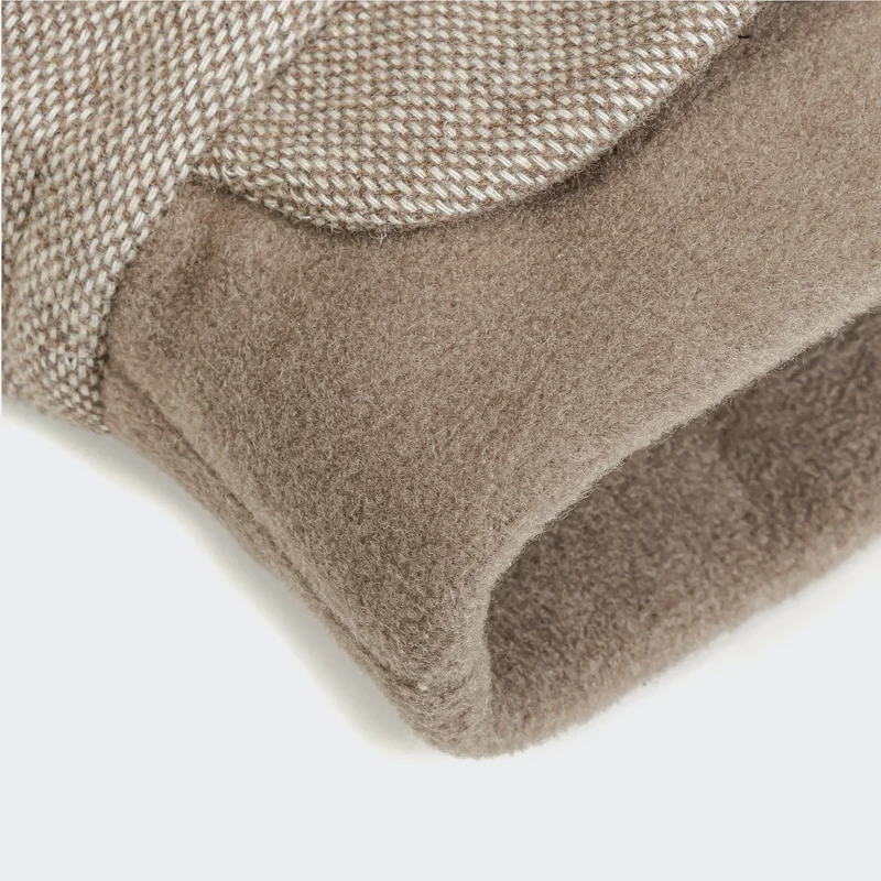 Hundemantel Brooklyn DACKEL Tweed Beige