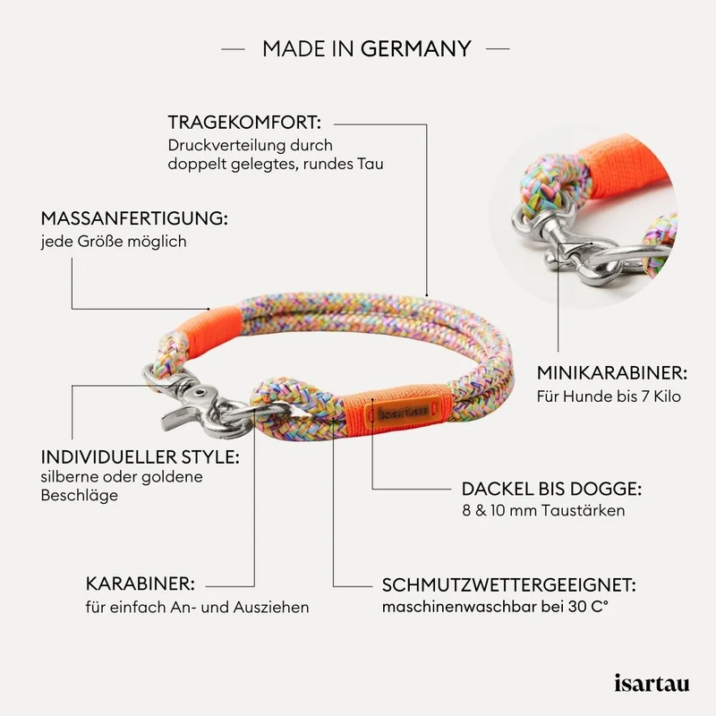 Festes Halsband Easy Summer NEONORANGE