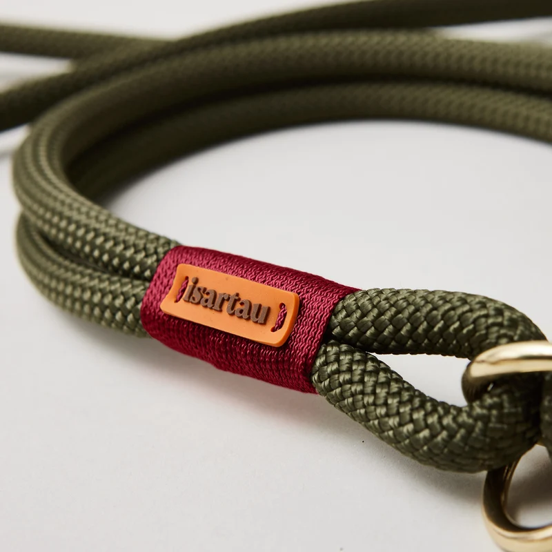 Zugstopp-Halsband Olive Grove BURGUNDER