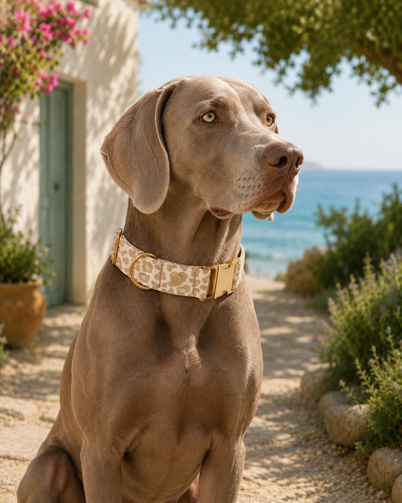 Designerhalsband GOLDEN LEO