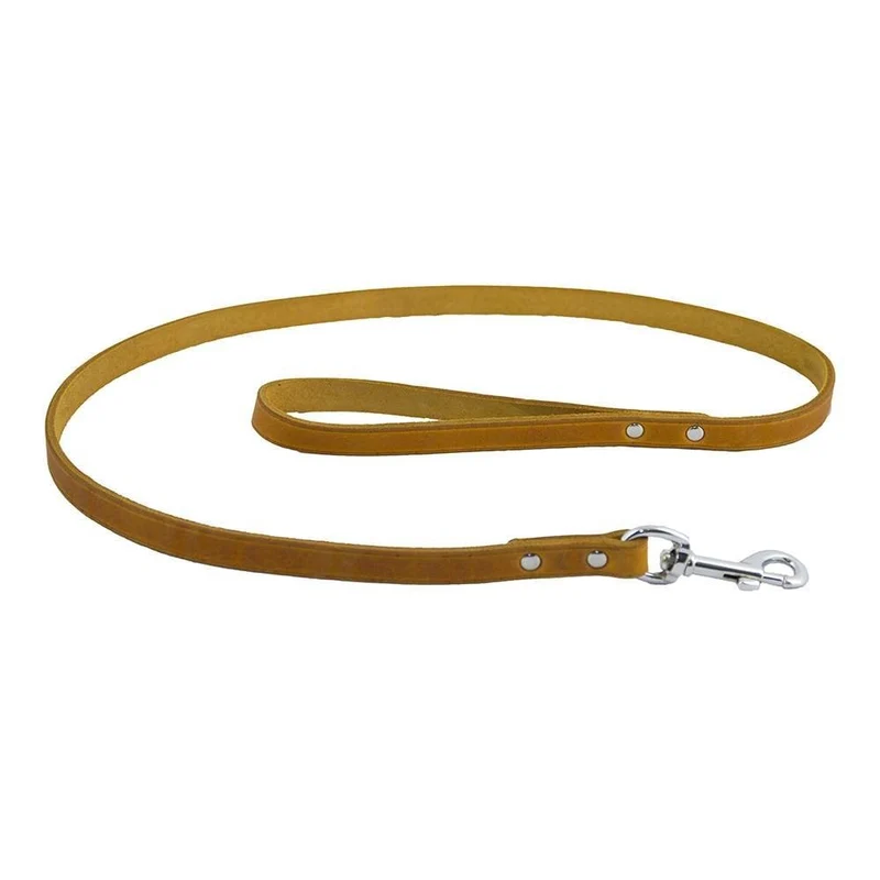 Earthbound Soft Country Leather Lead Tan