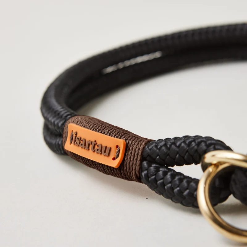 Zugstopp-Halsband Black Mamba DUNKELBRAUN