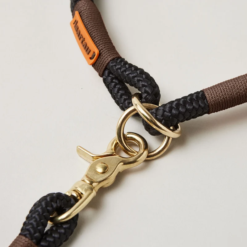 Zugstopp-Halsband Black Mamba DUNKELBRAUN