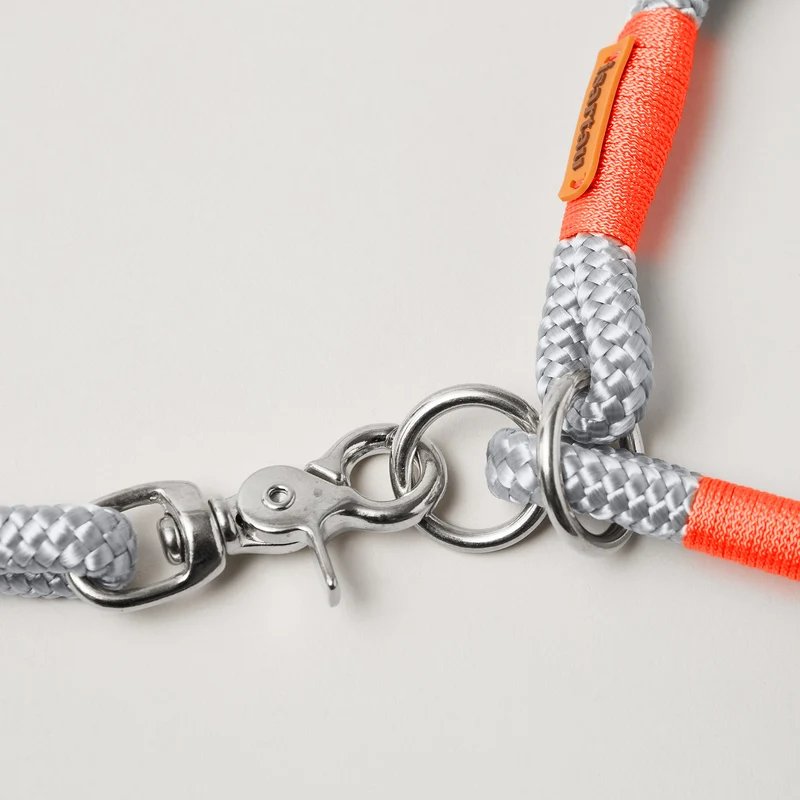 Zugstopp-Halsband Pebble Stone NEONORANGE