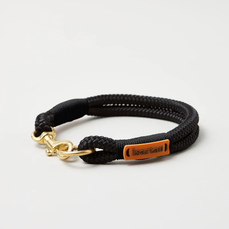 Festes Halsband Black Mamba SCHWARZ