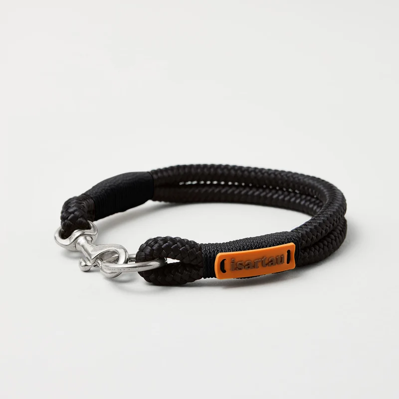 Festes Halsband Black Mamba SCHWARZ