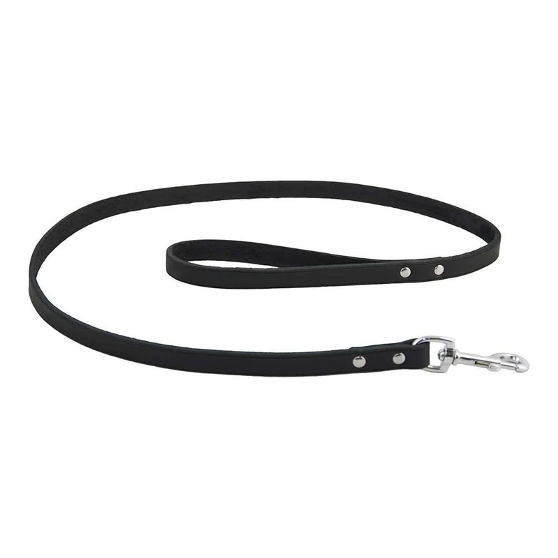 Earthbound Soft Country Leather Lead Black