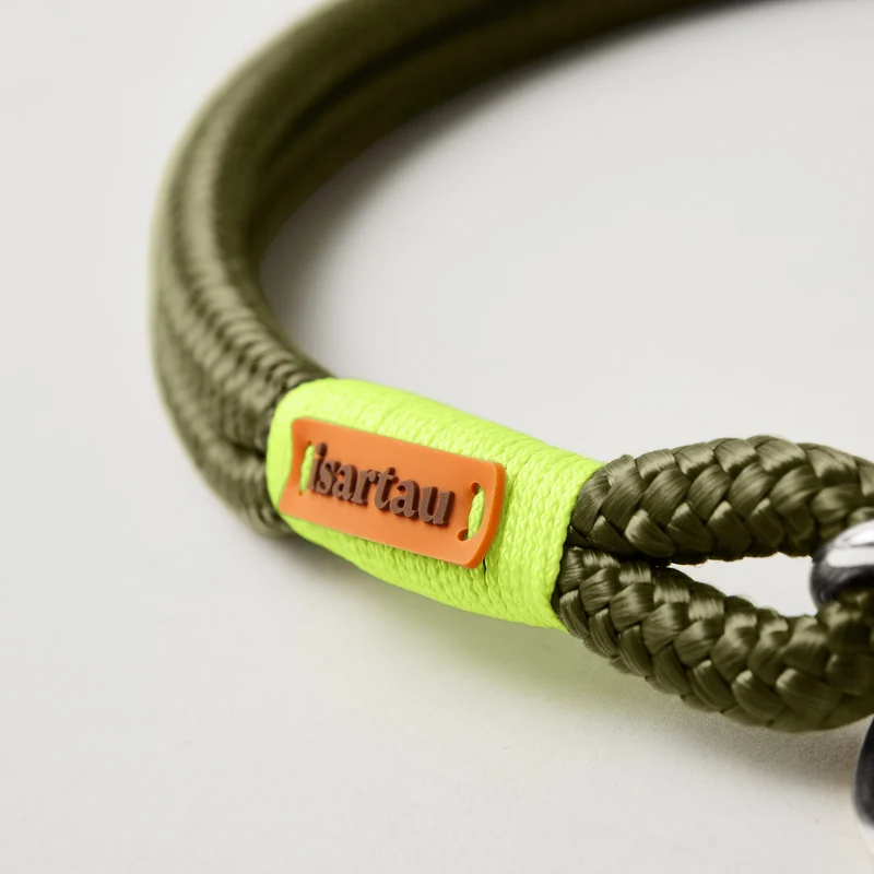 Zugstopp-Halsband Olive Grove NEONGELB