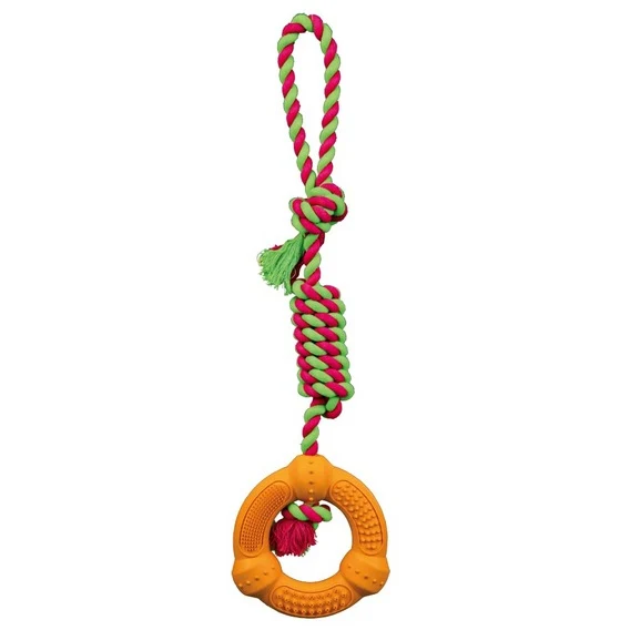Trixie - Denta Fun Spieltau mit Ring