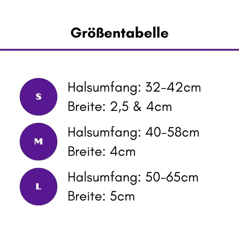 Nylon Tactical Halsband Velvet Purple - ultraleicht