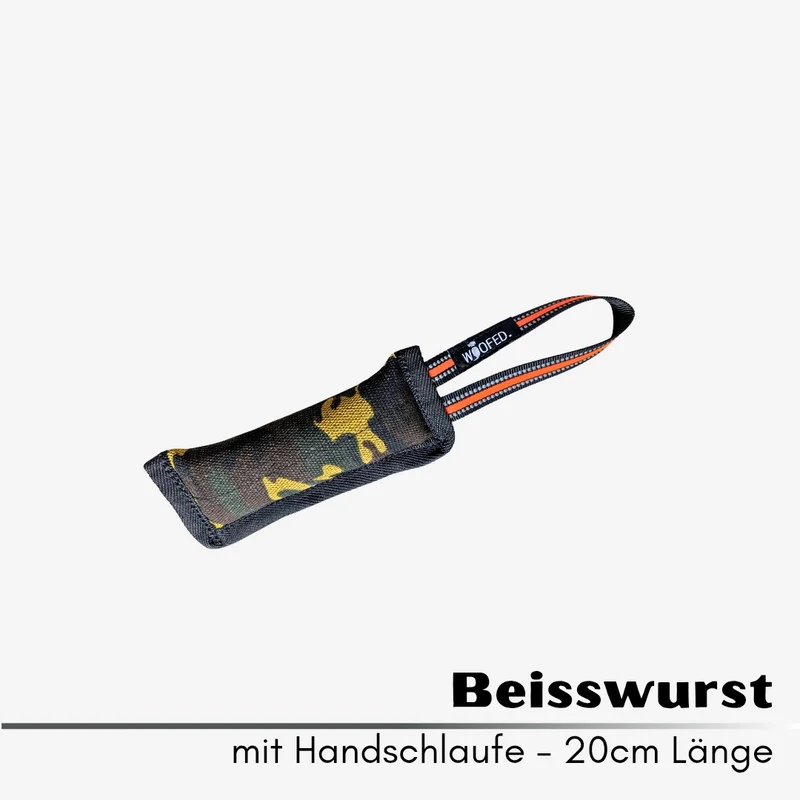 Hundespielzeug Beißwurst Camo