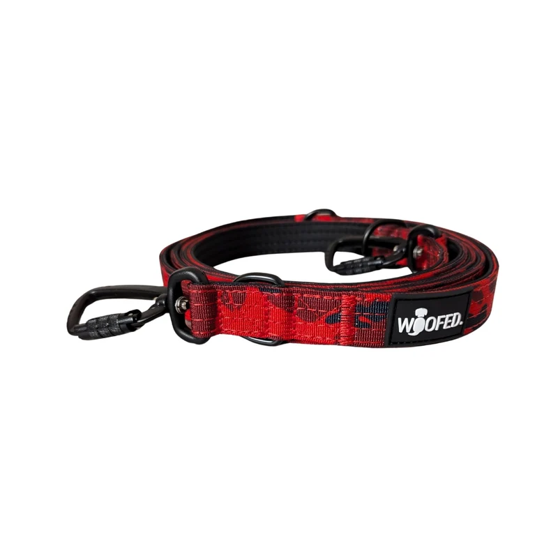 Nylon Führleine Pro Red Camo