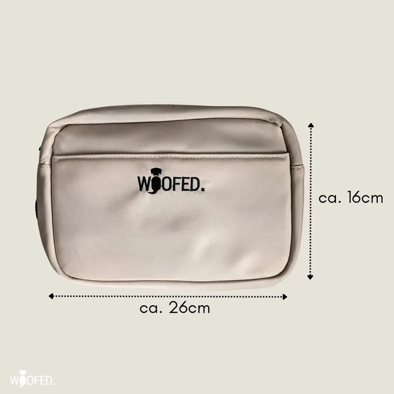 Multifunktionale Gassitasche - 2 in 1 Bauchtasche & Schultertasche Beige