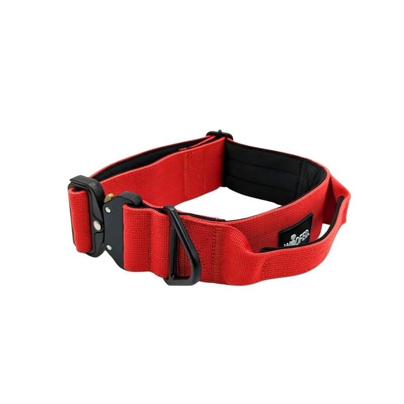 Nylon Tactical Halsband Rosso Red